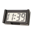 Car Digital Display Clock Self-adhesive Mini Truck Dashboard Large Qme black