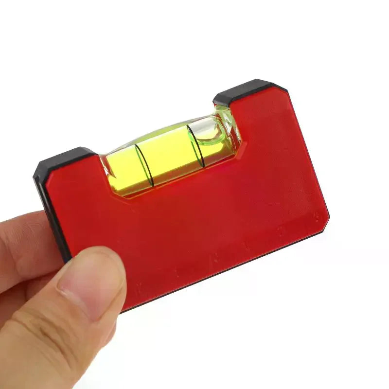 Mini Pocket Level Magnetic Horizontal Leveler Woodworking Portable Qme
