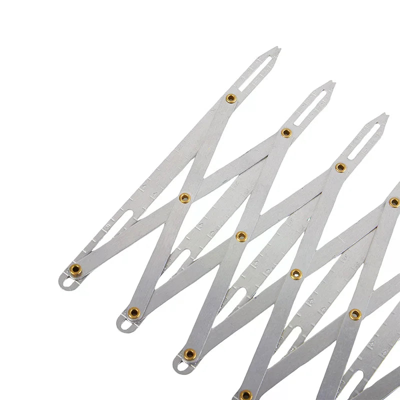 *Buttonhole Spacer Expanding Crafting Guide Rule Sewing Gauge Equidistant Measuring Marking Tool for Grommet Button Holes. Qme