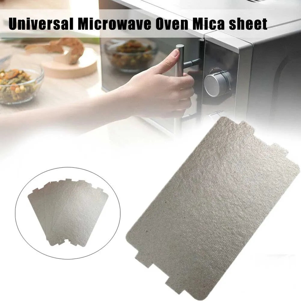 5Pcs/lot Universal Microwave Oven Mica Plate Mica Sheet For Microwave Oven Toaster Hair Dryer Warmer 116x65mm Qme