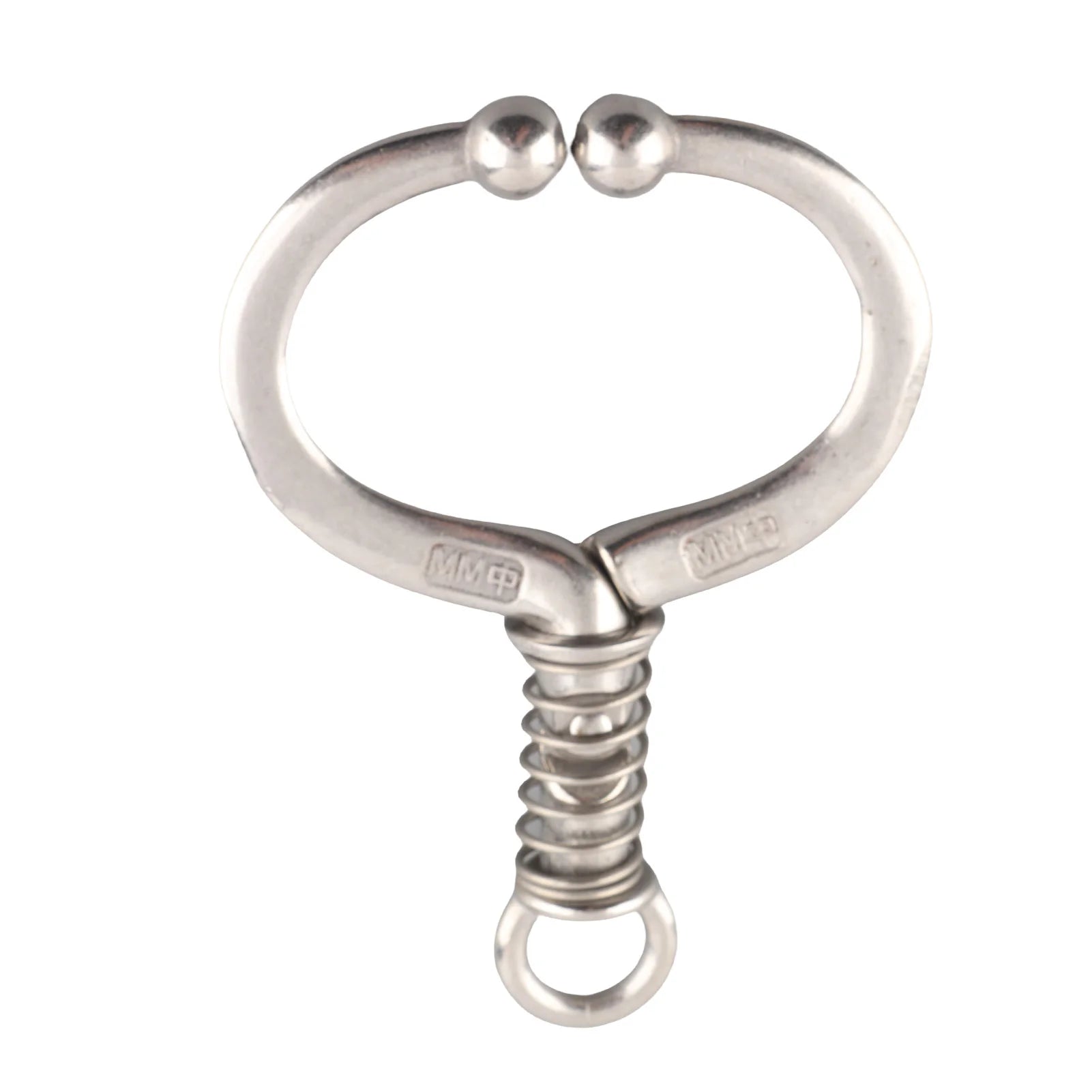 Stainless Steel Spring Type Bull Nose Ring Punch Free Cattle Nose Ring Livestock Traction Breeding Supplies for Cattle Farm Qme