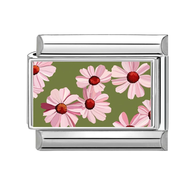 2026 Women's Ukiyoe Seawaves Mount Fuji Italian Charms Links Beads
