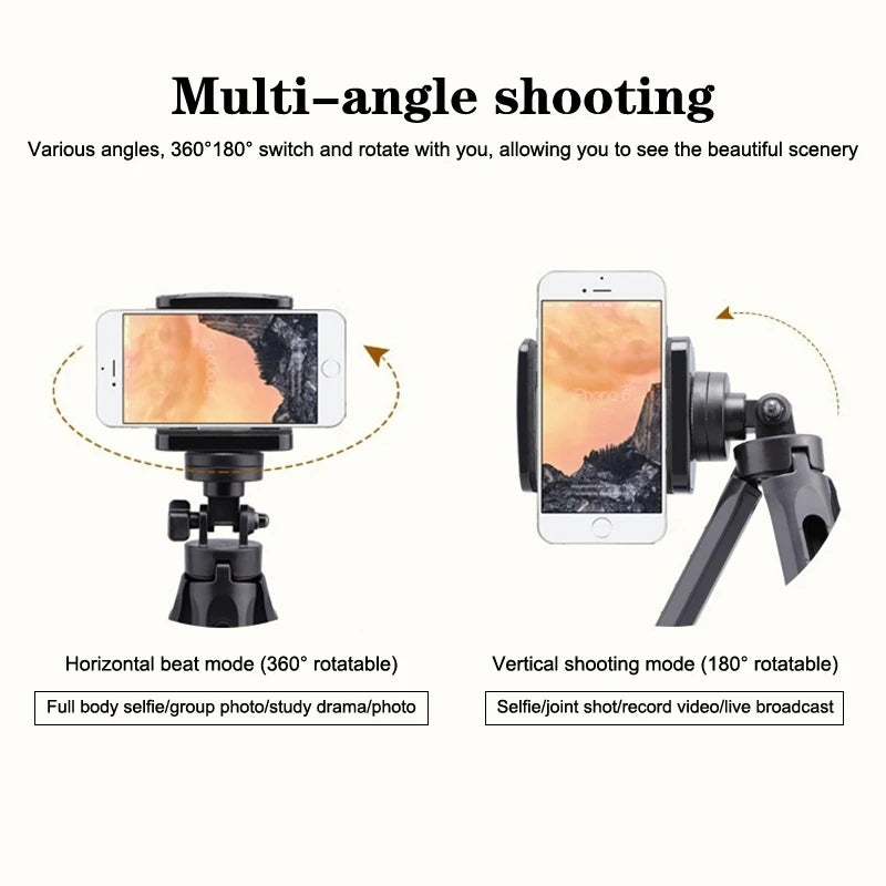 Extendable Mini Desktop Smartphone Tripod Mount Cell Phone Selfie Qme