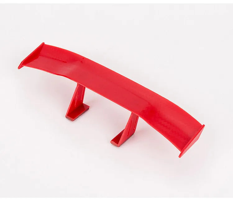 Car Rear Spoiler Mini Spoiler Wing Small Model GT Carbon Fiber Without Perforation Tail Decoration Auto Accessories Car-styling Qme Red
