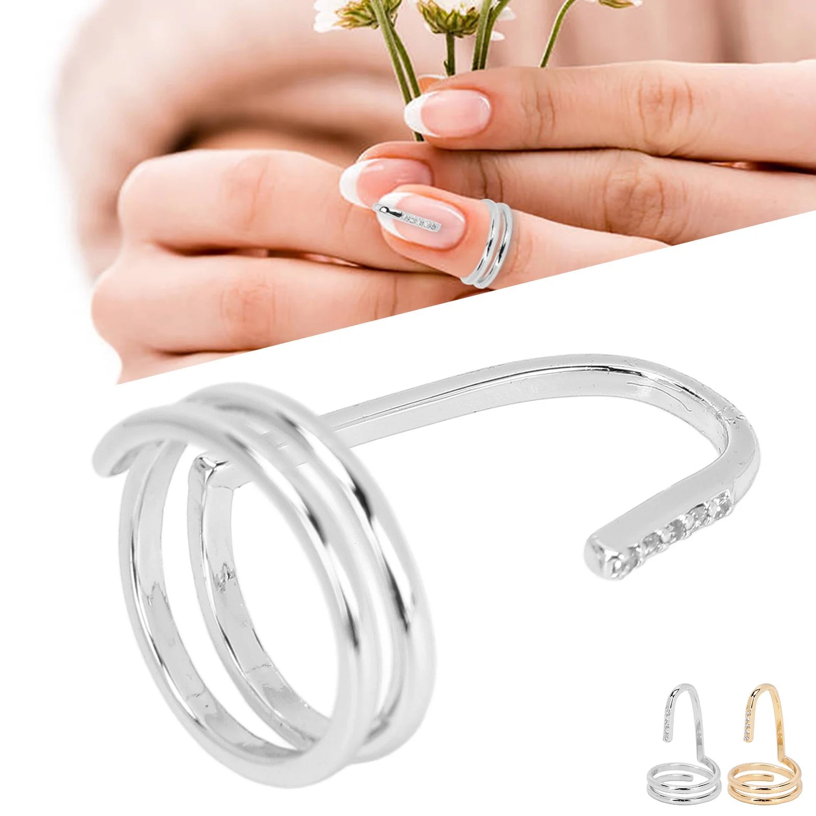 Fashion Nail Decorative Nail Fashion Fingertip Jewelry Nail Art Ladies Wearing Nail Accessories Fingernail Qme