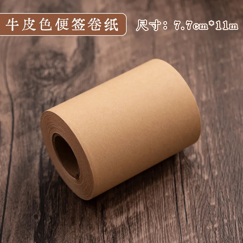 Retro Note Splint Can Be Hung Roll Paper Non-stick Wind Wood Board Qme Y paper