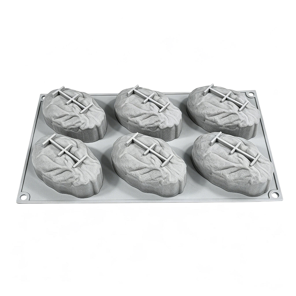 Nut-Shaped Silicone Mould 6 Cavity Chocolate Ice Mould DIY Bakeware Molds for Baking Cake Candy Jelly Mousse Desserts Qme Style B