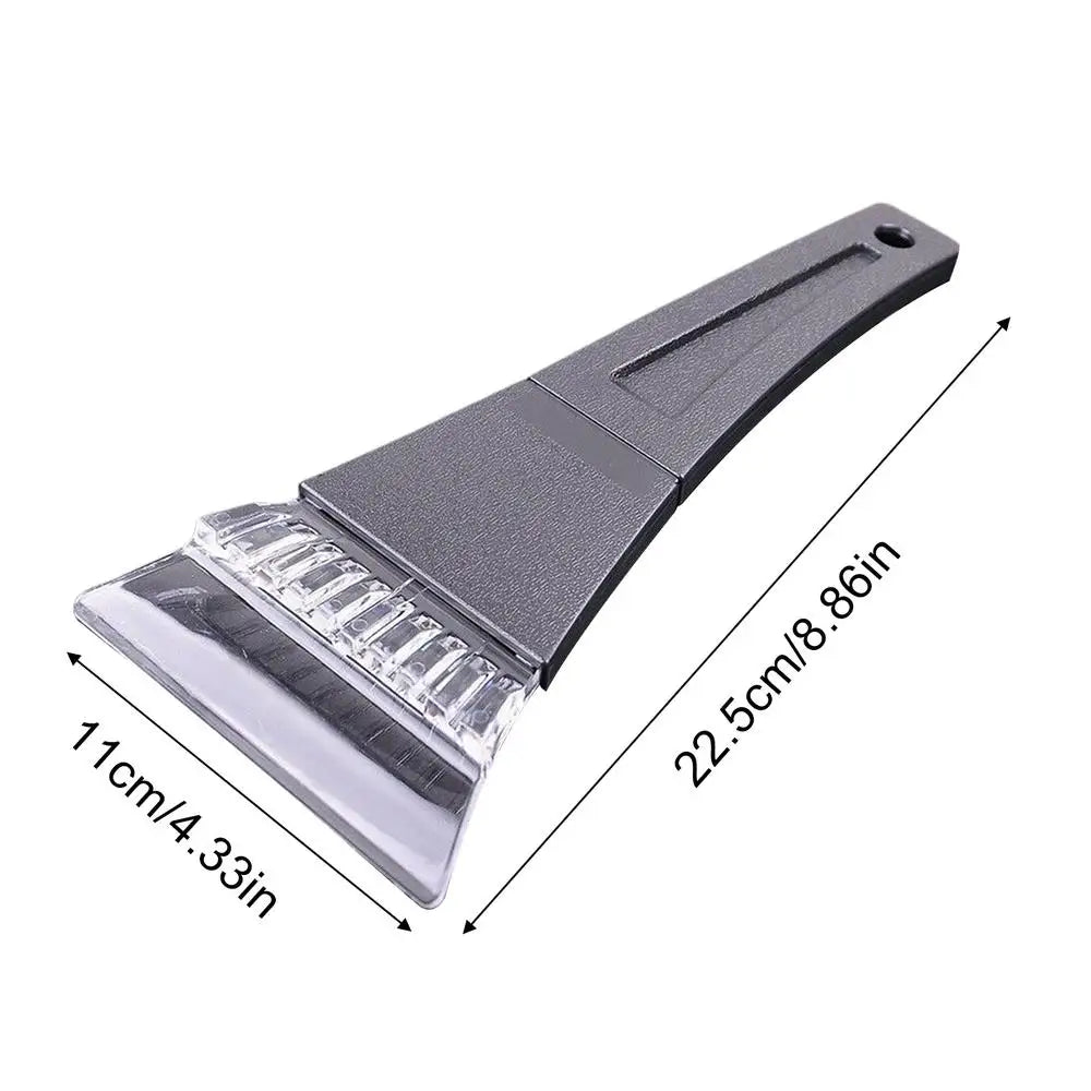 Winter car snow shovel Warm Waterproof Windproof 2-in-1 Windshield Snow Scraper Glove car cleaning tools Qme White