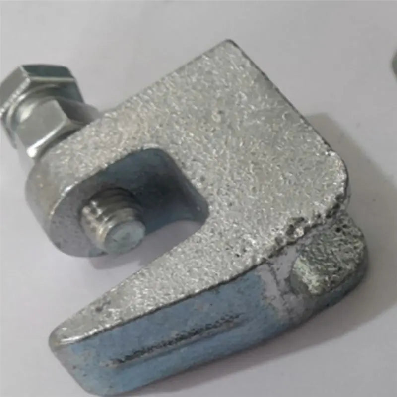 A02F-Iron Beam Clamp 10 Pcs UNC 3/8" 3/4" Jaw Openings Vertical Pipe Support Wall Ceiling For Copper PVC Tubing Qme