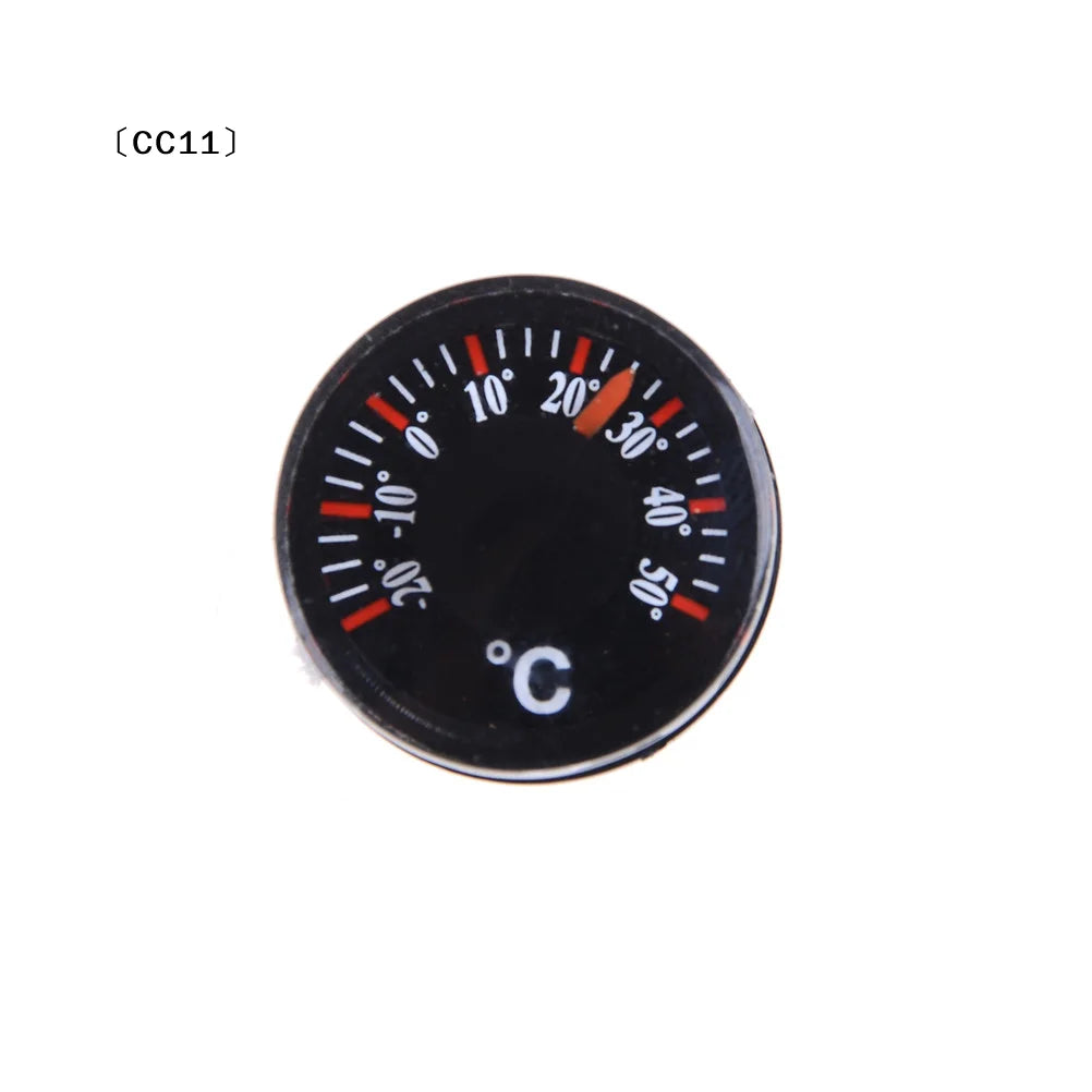 Diameter Plastic Round Mini Thermometer Spirit Circular Qme