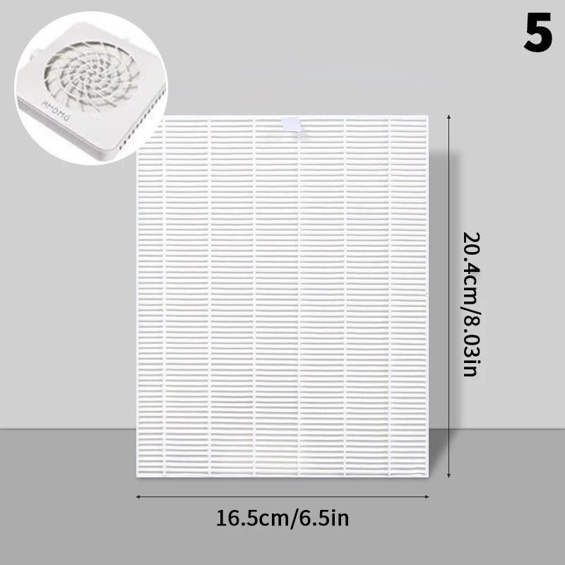 Nail Dust Collector Replacement Filter Vacuum Cleaner Manicure Screen Qme 5