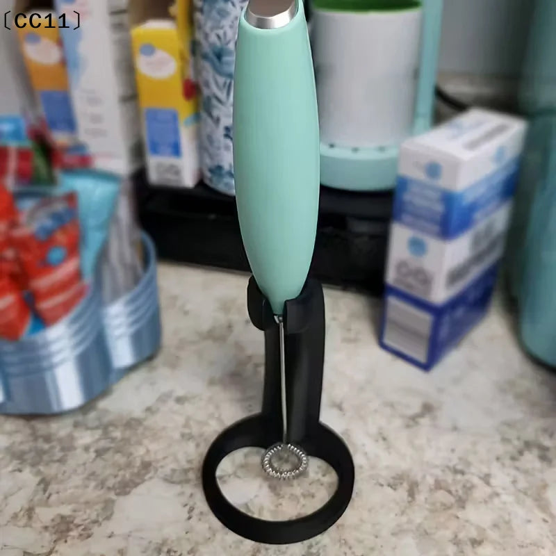 Milk Frother Holder Coffee Foam Maker Stand Electric Egg Beater Qme