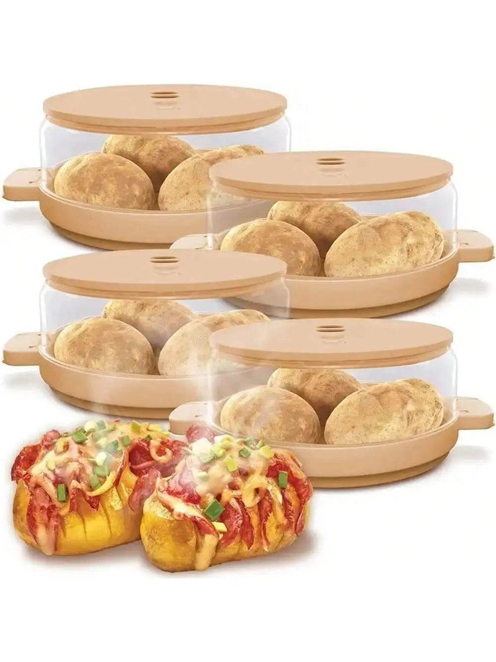 Home Baking Jar Microwave Bacon Potato Box Small Tool Food Qme