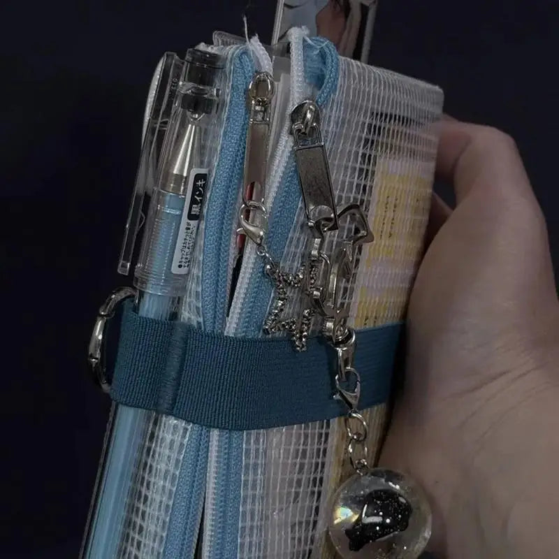 Document Bag Hand Ledger Student Multi-function Material Storage Ins Qme