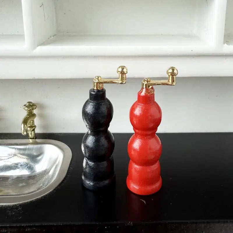 1 12 Dollhouse Miniature Accessories Mini Red Black Grinding Machine Qme Default Title