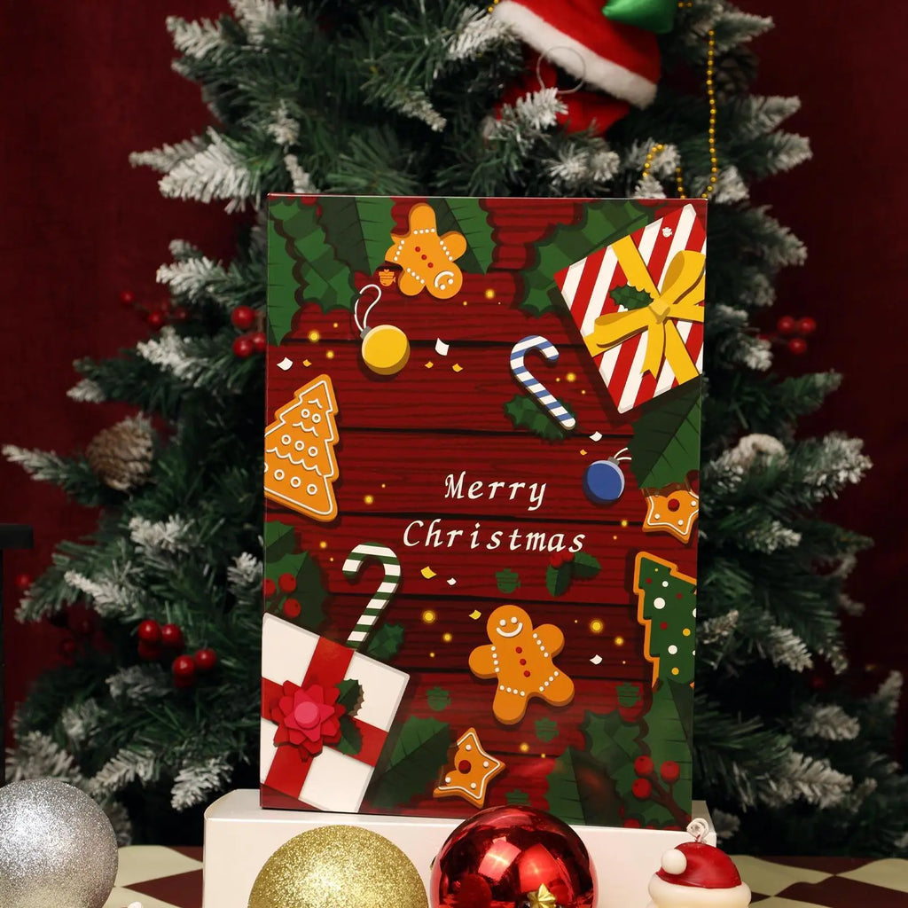 Christmas Advent Filling Box 24 Days Reusable Empty Countdown Qme