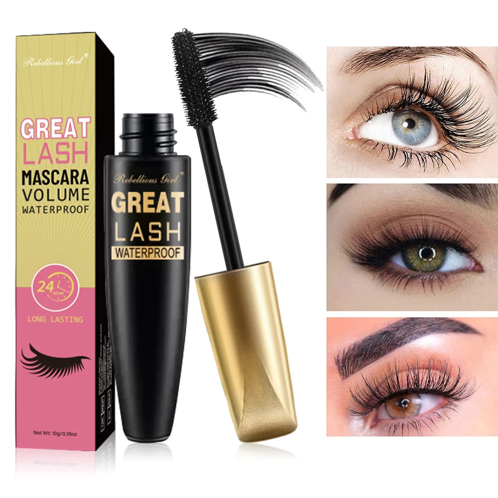 Rebellious Girl 24Hour Mascara Long-lasting Wear Smudge-proof Qme 1pc