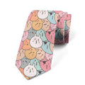 Funny Cartoon Small Animal Print Men's Tie Fashion Slim High-quality Qme style2
