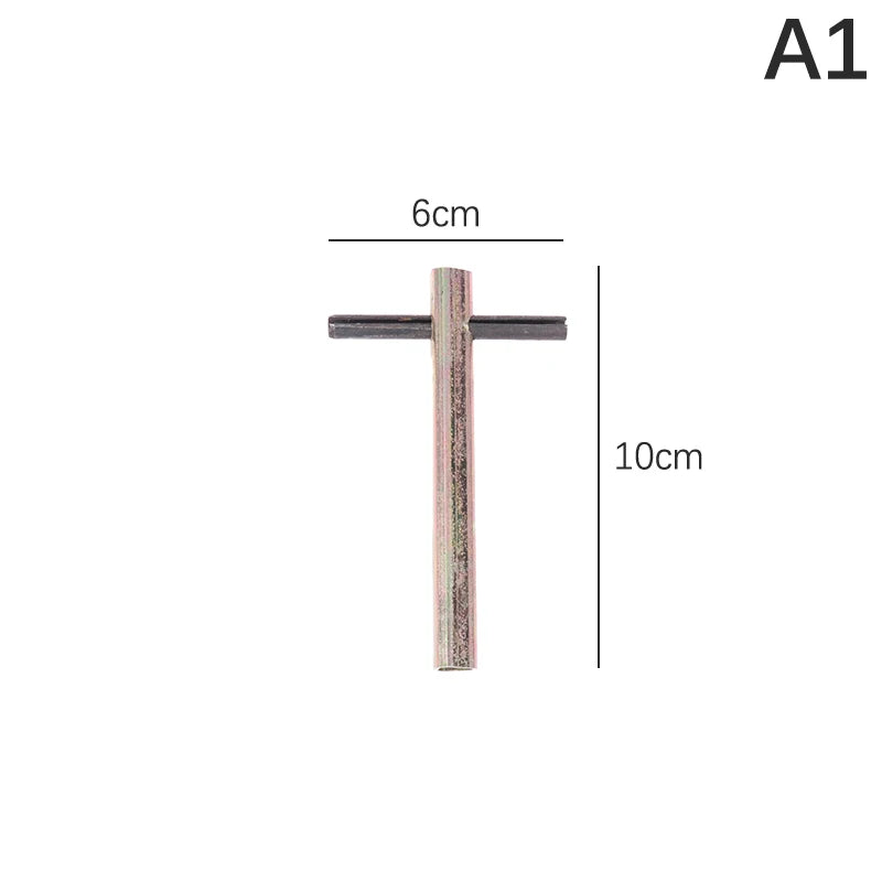 1Pc Extended Type Elevator Triangle Key Train Triangle Key Professional Triangle Key For Elevator Door. Qme A1