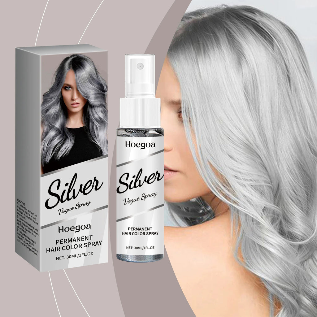 Temporary Hair Dye Spray Quick Cover White Hair Natural No Irritation Prevent Dry Rough Enhance Toughness Hair Coloring Products Qme