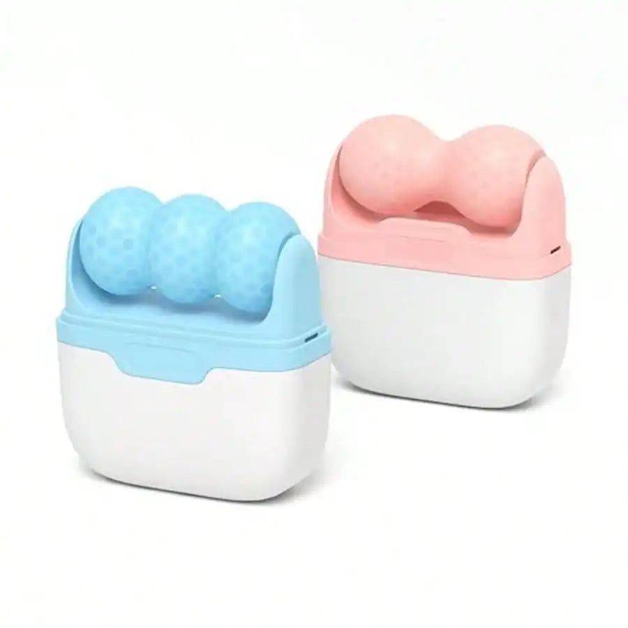 Dual-head Ice Roller Facial Skin Rejuvenation Device Home-use Frozen Qme