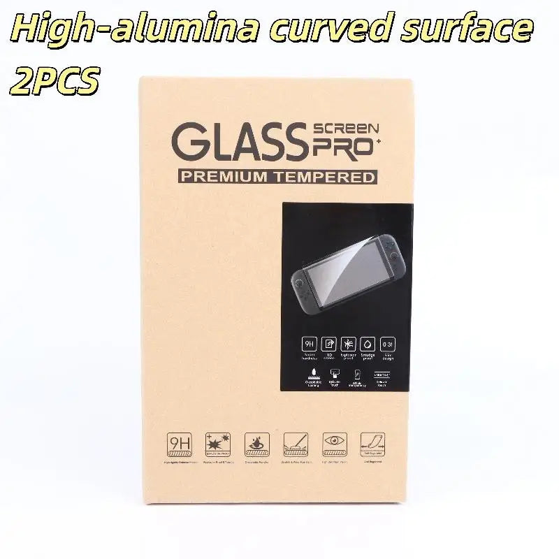 1 2 Tempered Glass Switch 9H HD Clear Anti-scratch Screen Protector Qme 2PCS A