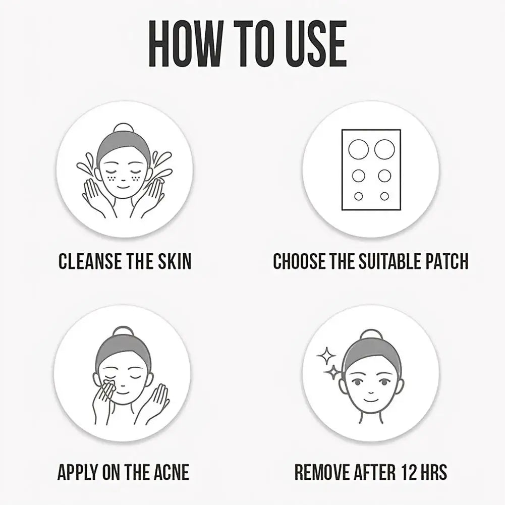 Colorful Star Pimple Patch Acne Colorful Invisible Acne Removal Skin Care Stickers Concealer Face Spot Beauty Makeup Tools Qme