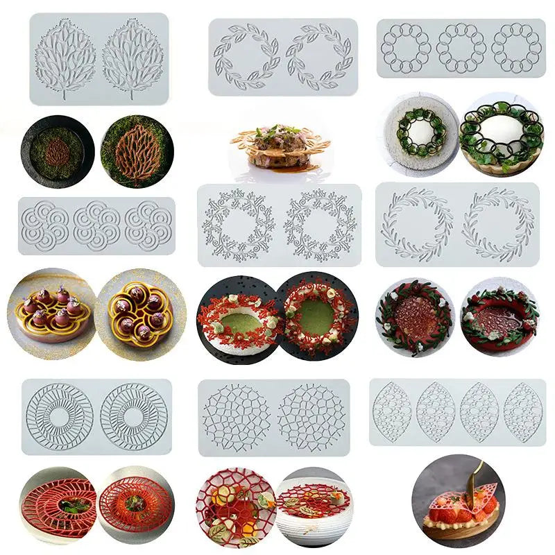 Silicone Fondant Molds Chocolate Mold Sugar Craft Gum Decorative Lace Qme