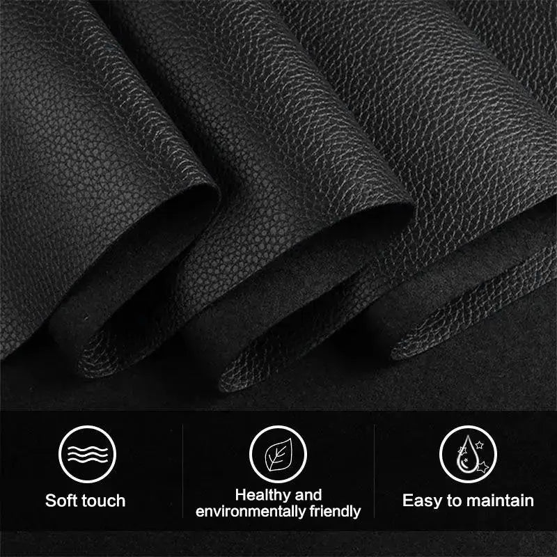 Car Door Inner Handle PU Leather Cover Protective Case Styling Qme