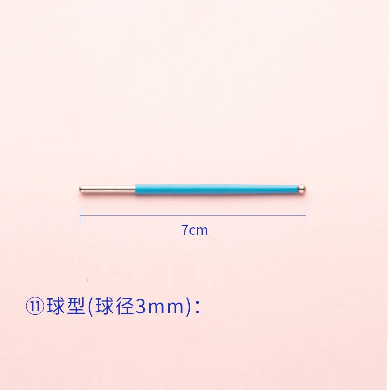 Universal Needle Tip Flat Knife Filiform Fine Surgical Cosmetic Qme black