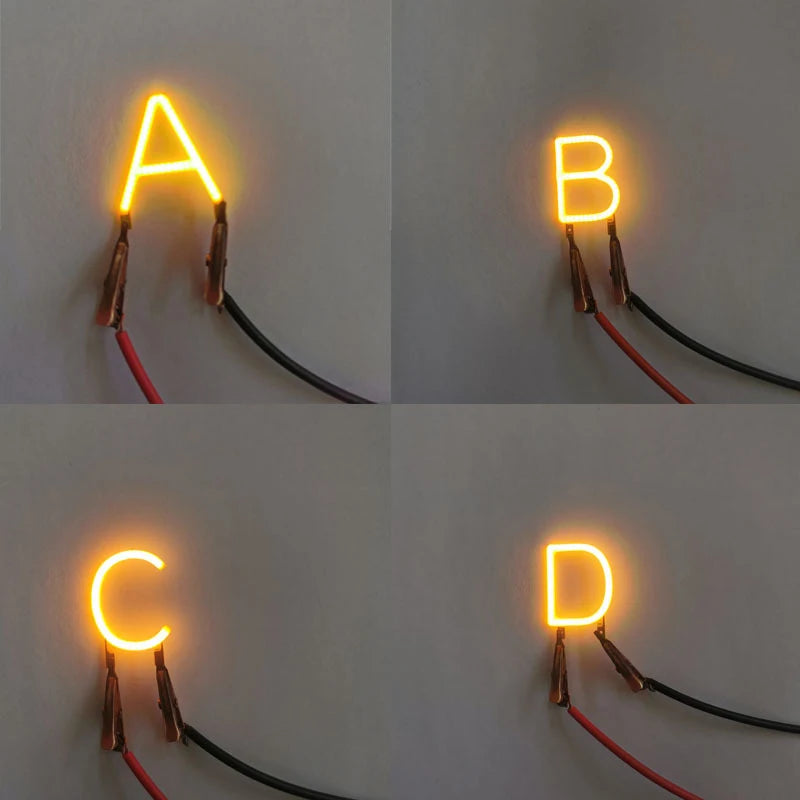 COB LED Edison Filament DC3V Yellow Diodes DIY Party Decorative Qme
