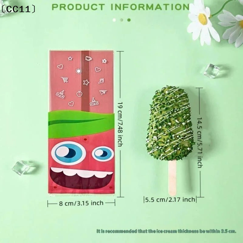 Ice Cream Packaging Bag Homemade Popsicle Disposable Plastic Qme