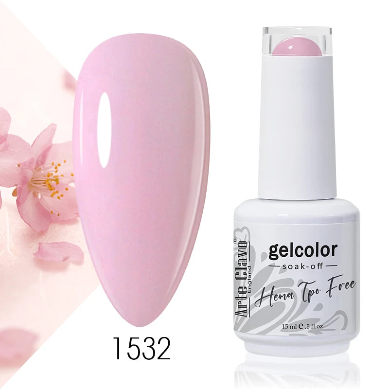 Arte Clavo Colourful Gel Nail Polish Art Varnishes Macaron Semi