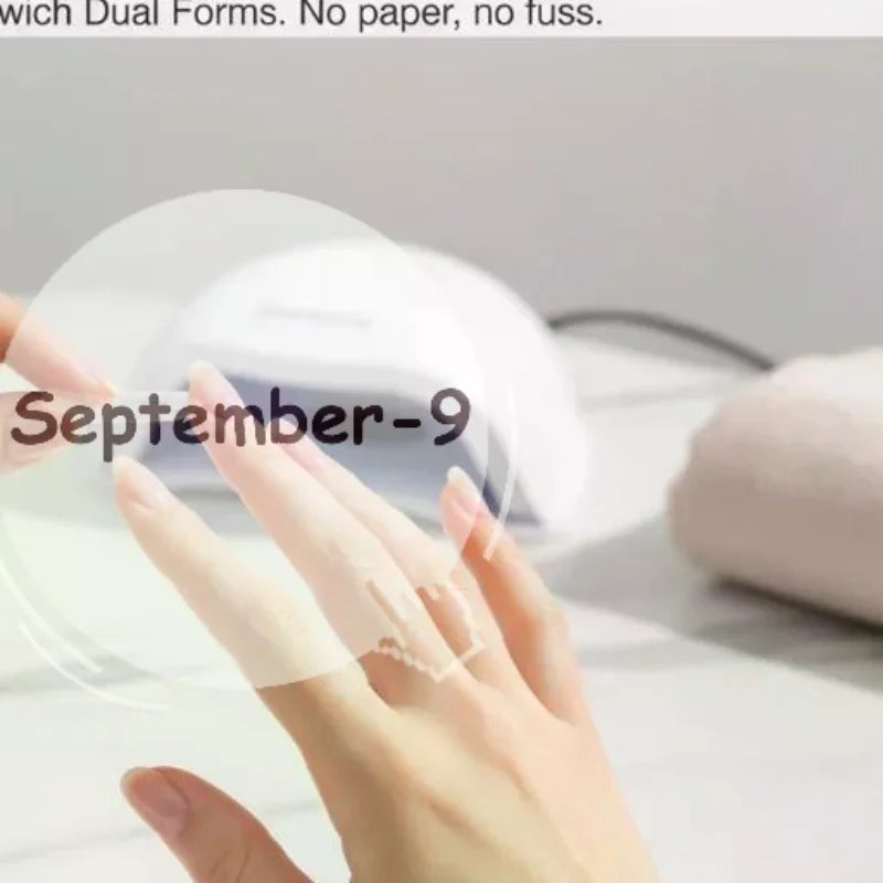 Nail Clear Rocket Shape Sandwich Dual Forms Reusable Full Cover Molds Qme