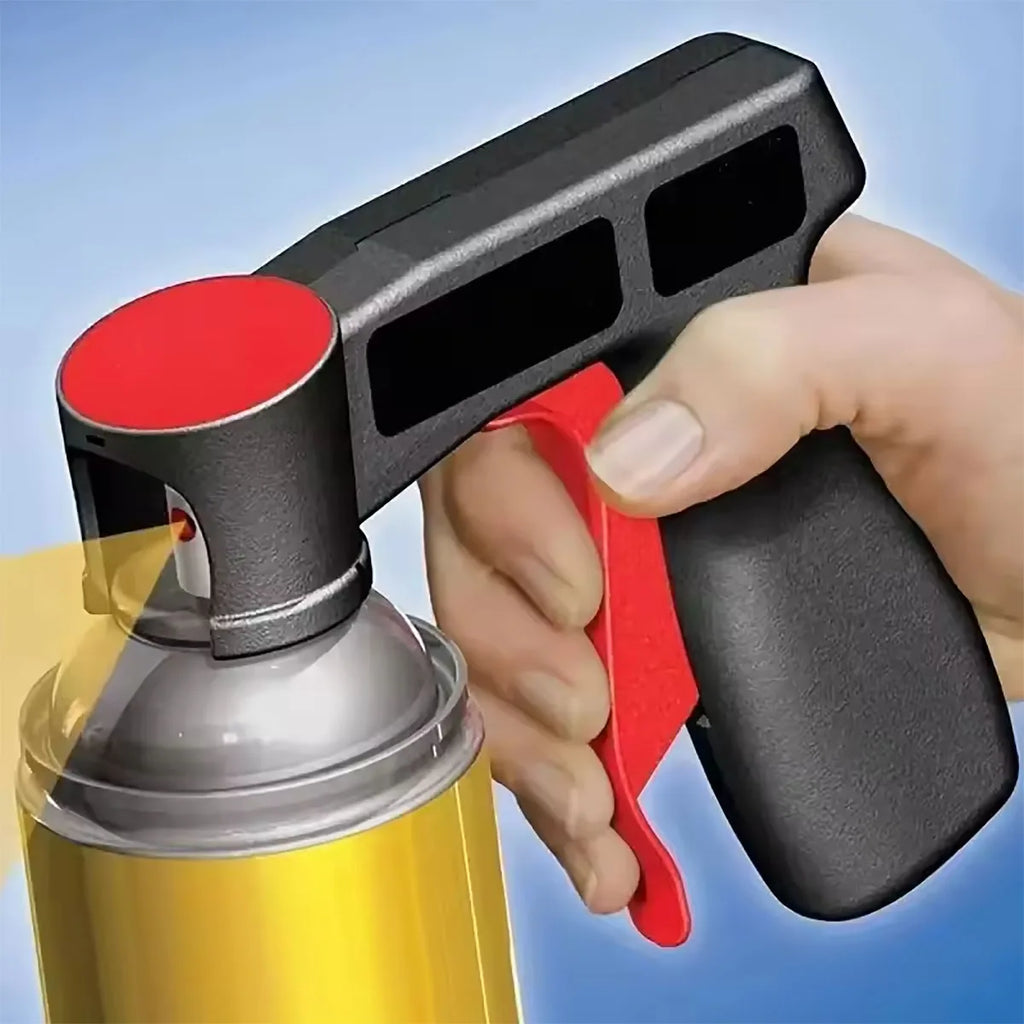 1 Plastic Portable Spray Paint Handle Universal Reusable Car Changing Qme