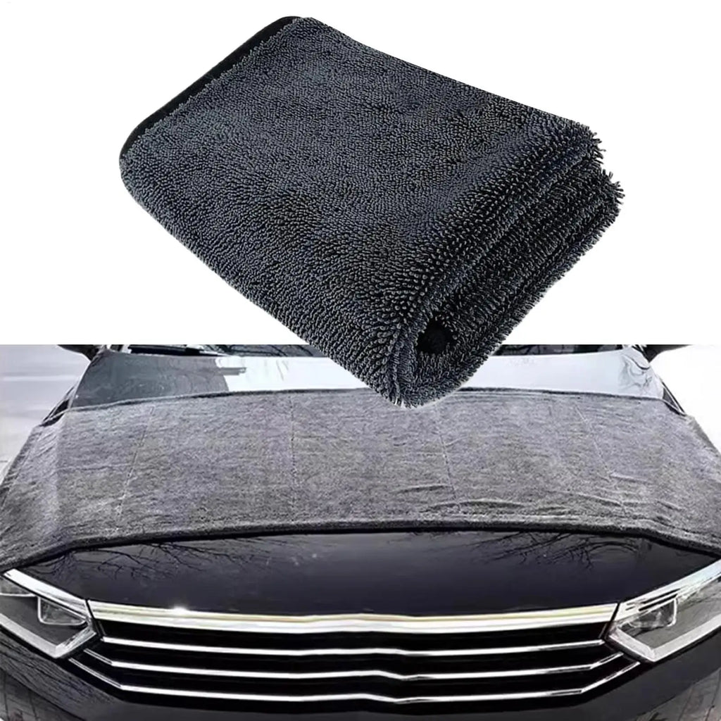Car Wash Towels Drying Ultra Absorbent Streak Free Cleaning Supplies Extra Large Car Wash Towel for SUV RV Sedan Automotive Qme