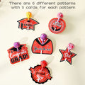 30Pcs 6 Styles Black Red Purple Graduation Season Sugar Decorative Cards Cute Creative Little Greeting Cards Qme 30Pcs Other Other