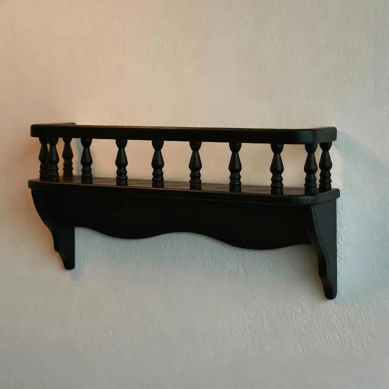 1 12 Dollhouse Simulation Wall Mounted Storage Rack Scene Decoration Qme A2