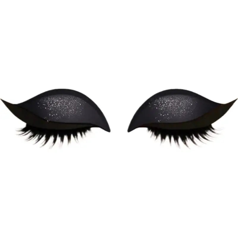 Colorful Lazy Eyelash Stickers Reusable Eye Shadow Patch Waterproof Qme C