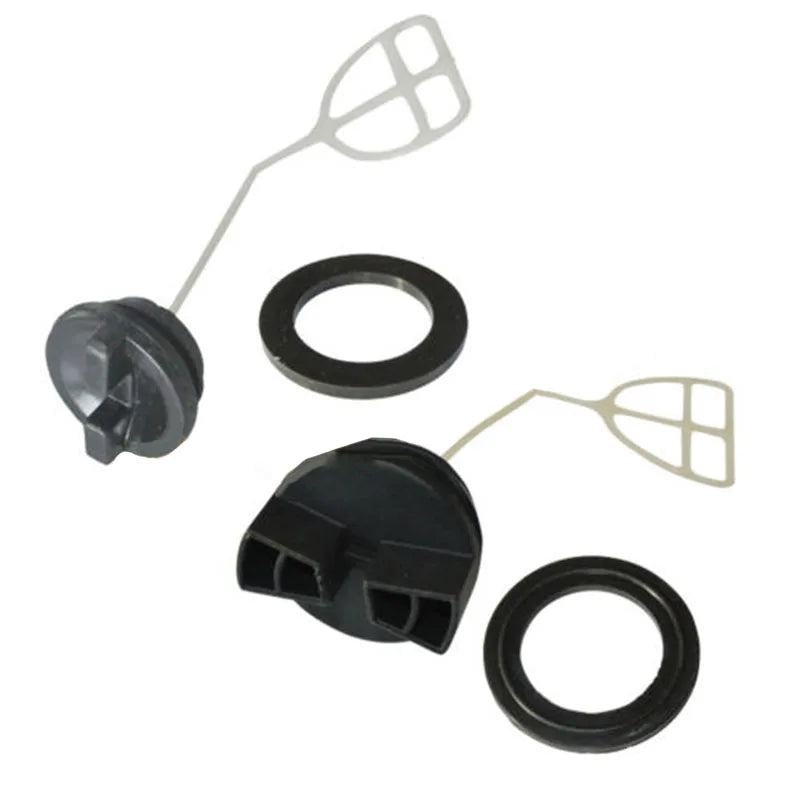 1 Set Chainsaw Fuel Tank Cap With Oil Cap Fuel Cap Washer Gasket For Chinese 5200/52cc Chainsaw Garden Power Tools Parts Qme