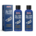 Silver Polishing Liquid Quickly Remove Silverware Surface Stains Rust Restore Luster like New Jewelry Cleaner for Necklace Ring Qme 2 X 100ml Boxed