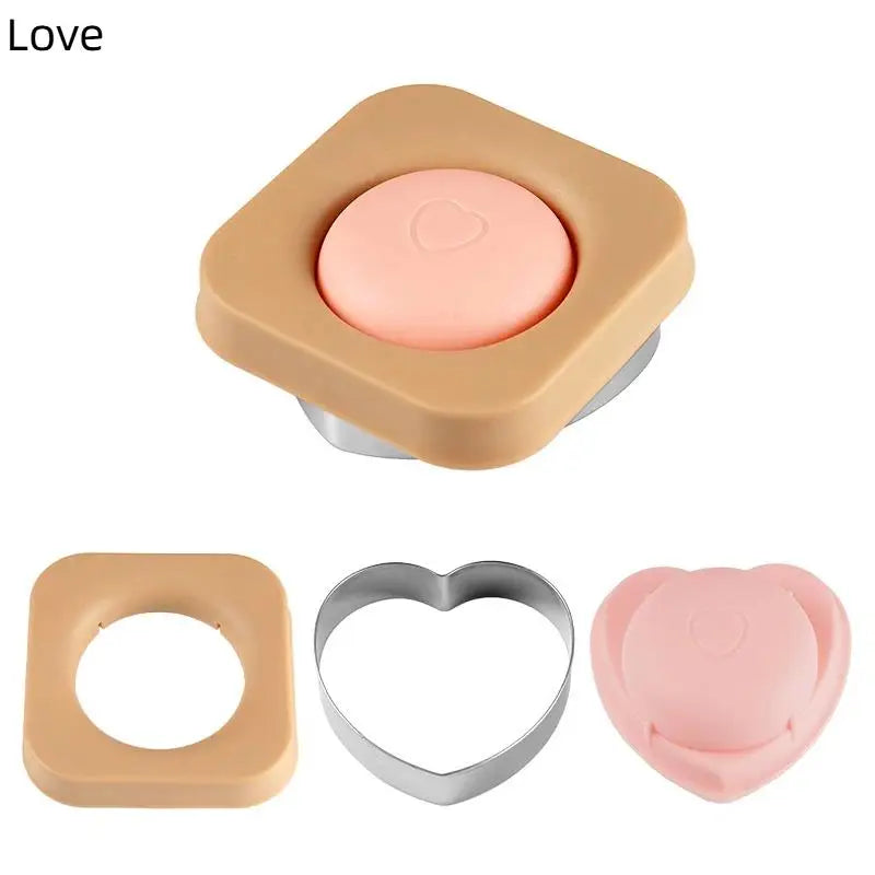 Sandwich Cutter Sealer Tool Stainless Steel Mold Kids Lunch Bread Qme Love