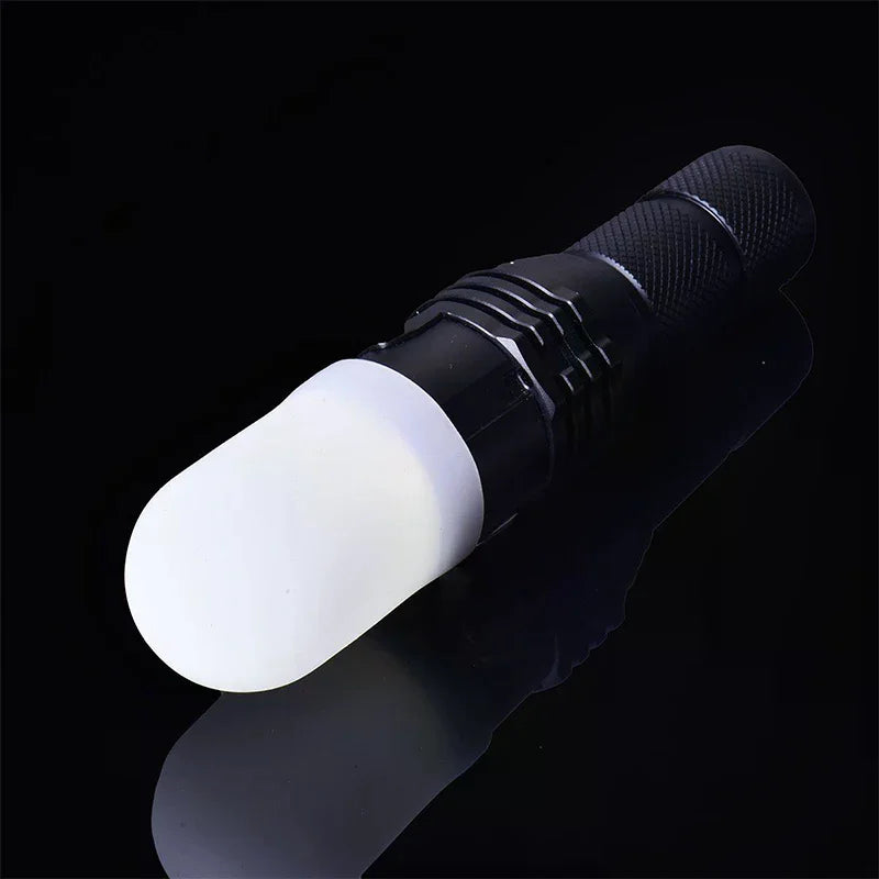 2Pcs Silicone Elastic Flashlight Lampshade For SP31 SP35 IF22A C8G IF25A SP36 S2 C8 EA01 TS21 Q8 14-75MM Torch Qme