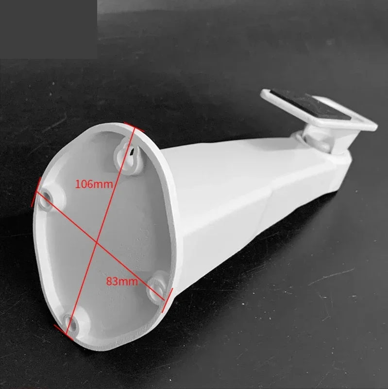ANPWOO Surveillance Camera Two-in-one Aluminum Alloy Duckbill Bracket, Hidden Line Storage Integrated Bracket Waterproof Box Qme