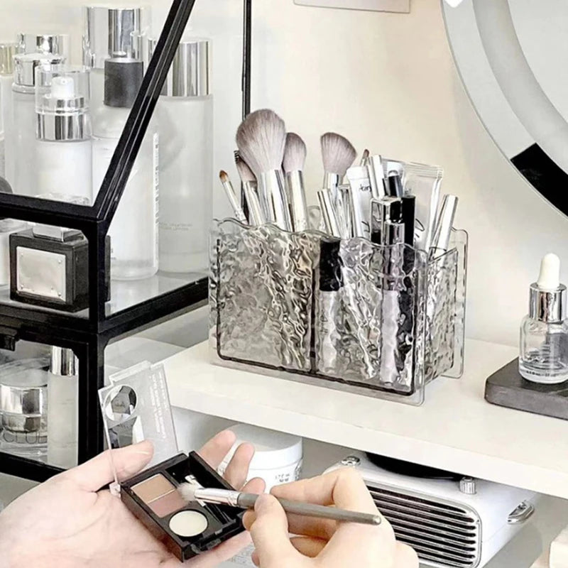 Eyebrow Pencil Bathroom Storage Display Stand 2 Holes Cosmetic Box Qme