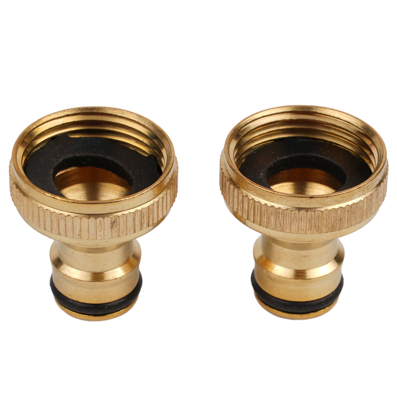 Brass Garden Faucet Hose Tap Water Adapter Connector Fitting 3/4" To 1/2" INCH For 3/4" To 1/2" Faucet Connected With Water Hose Qme