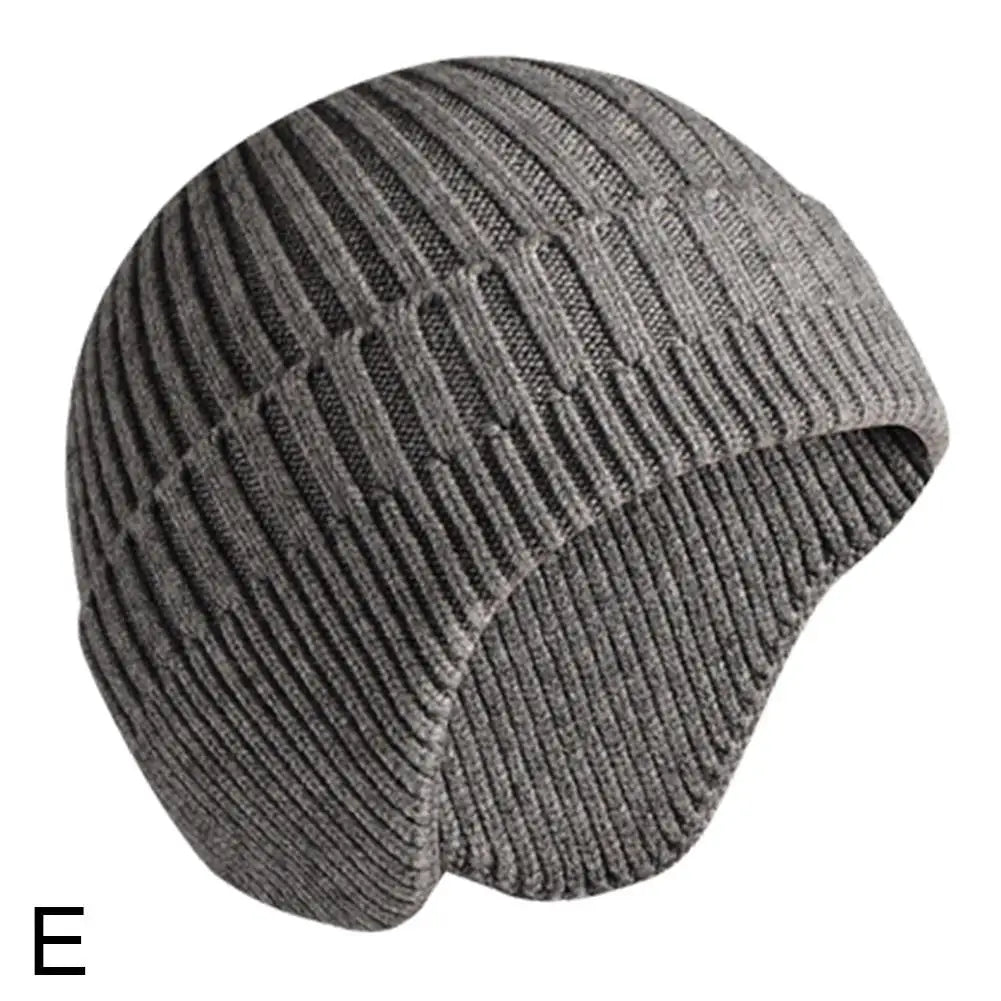 Hot Sale Ear Protection Winter Hats Stylish Soft Beanie Hat For Men Women Classic Knit Earflap Hat Warm Cap With Ears Qme E