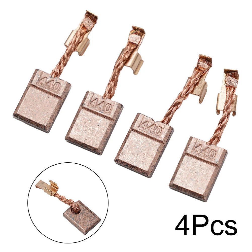 4 Pcs Carbon Brushes For CB-440 CB-448 CB-436 195021-6 194427-5 Vacuum Cleaner Household Vacuum Cleaner Replacement Spare Qme Default Title