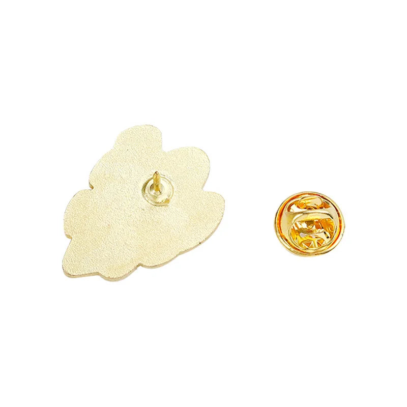Ghost Enamel Pins Flower Punk Halloween Funny Cute Brooches Metal Badges Lapel Pin Women Kids Gifts Gothic Jewelry Wholesale Qme