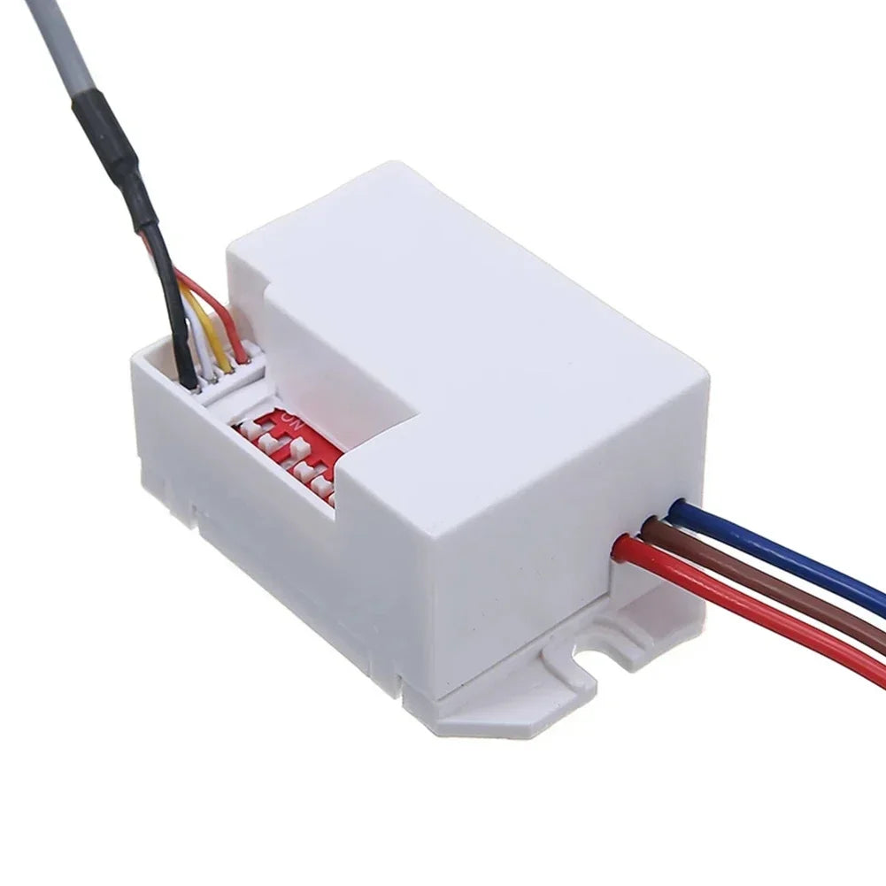 Light Switch PIR Sensor Detector Mini Recessed Motion Occupancy Rest Dips 6m 800W Adjustable Ceiling IP20 360° Qme